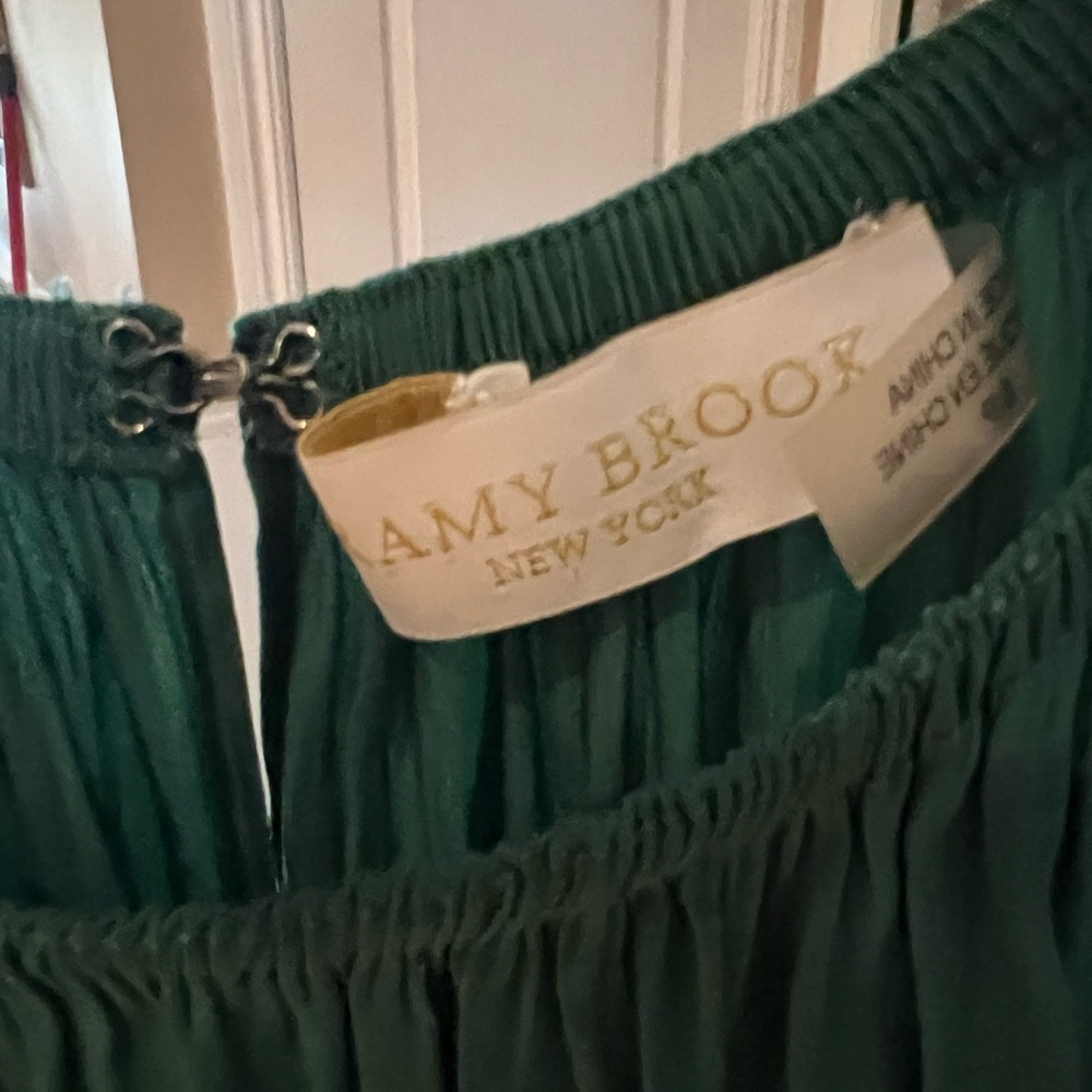 Ramy Brook NY, Mini Dress, Elastic Waist, silk, long sleeve off the shoulder